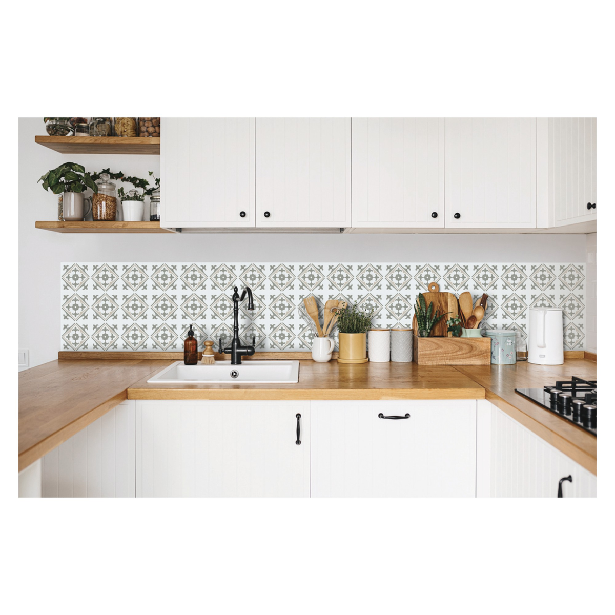 d-c-fix Nadia Olive self-adhesive wall tiles, view 2