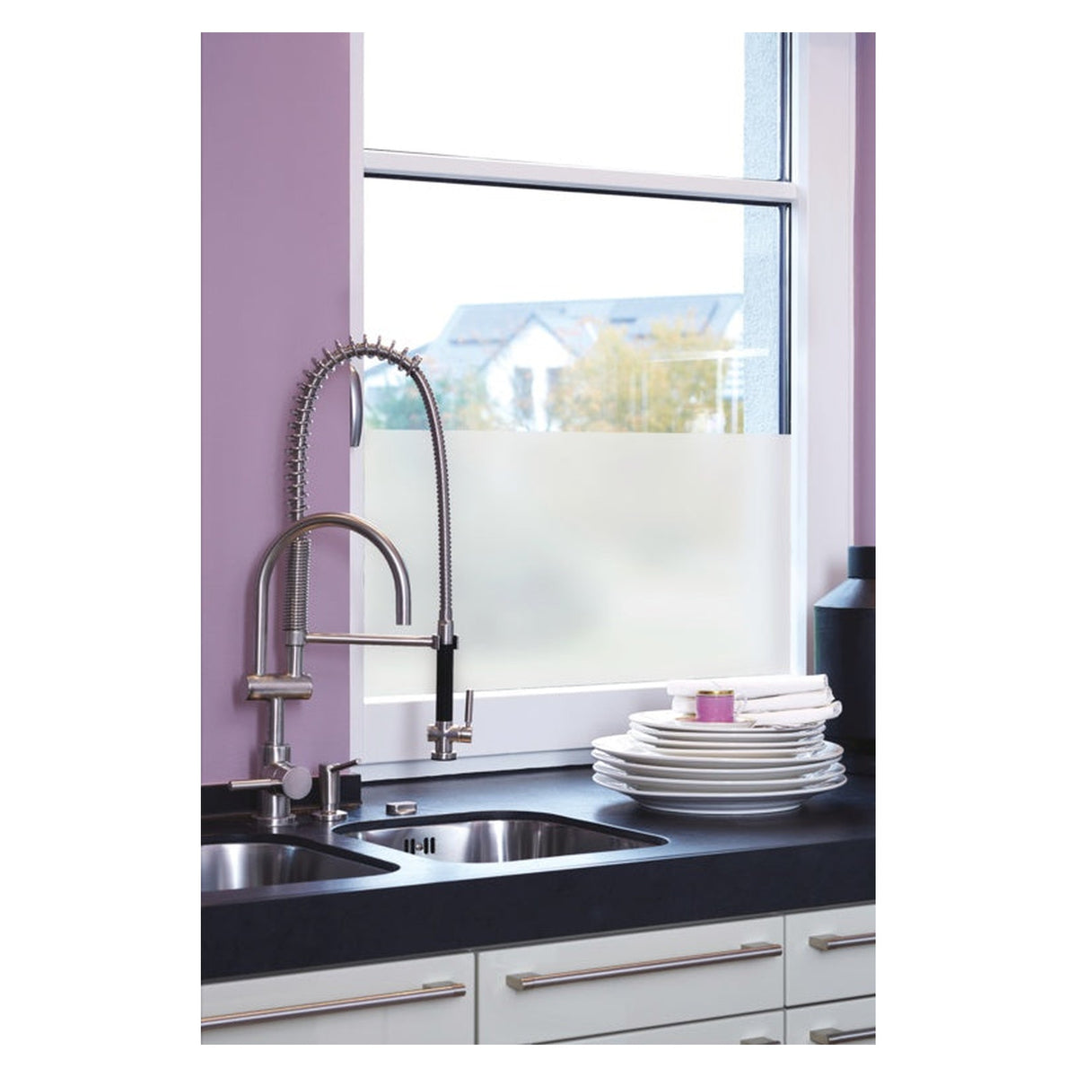 d-c-fix Premium Frost static cling window film 45cm x 1.5m