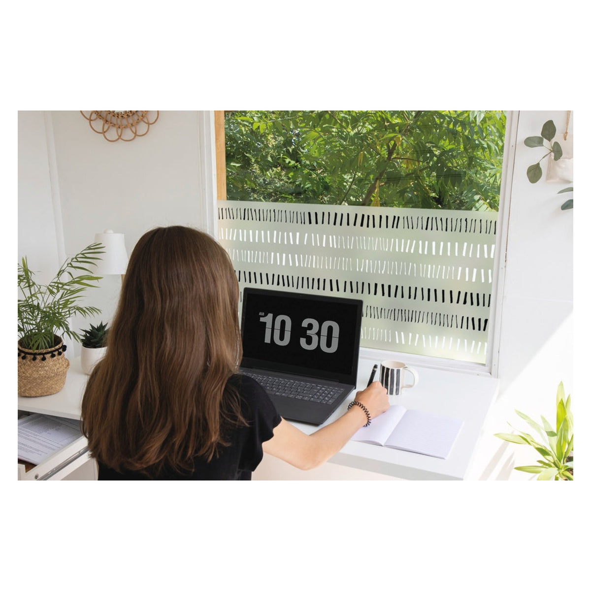 d-c-fix Static Premium Stitches window film, 1.5m x 675mm