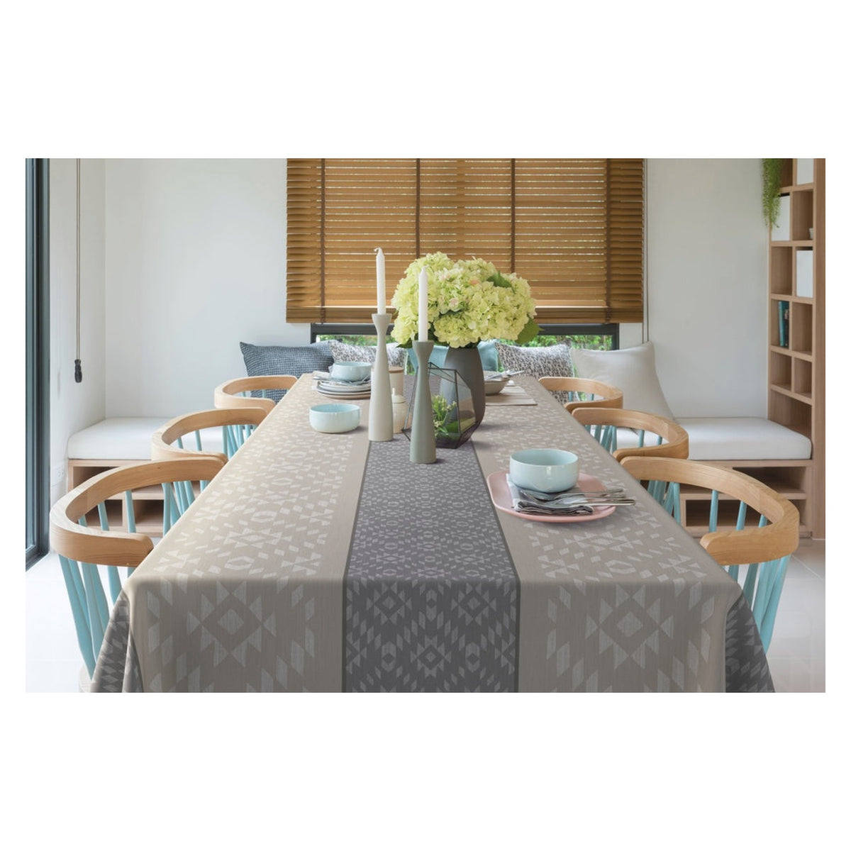 d-c-fix Talio Grey tablecloth roll 20m x 140cm, view 2