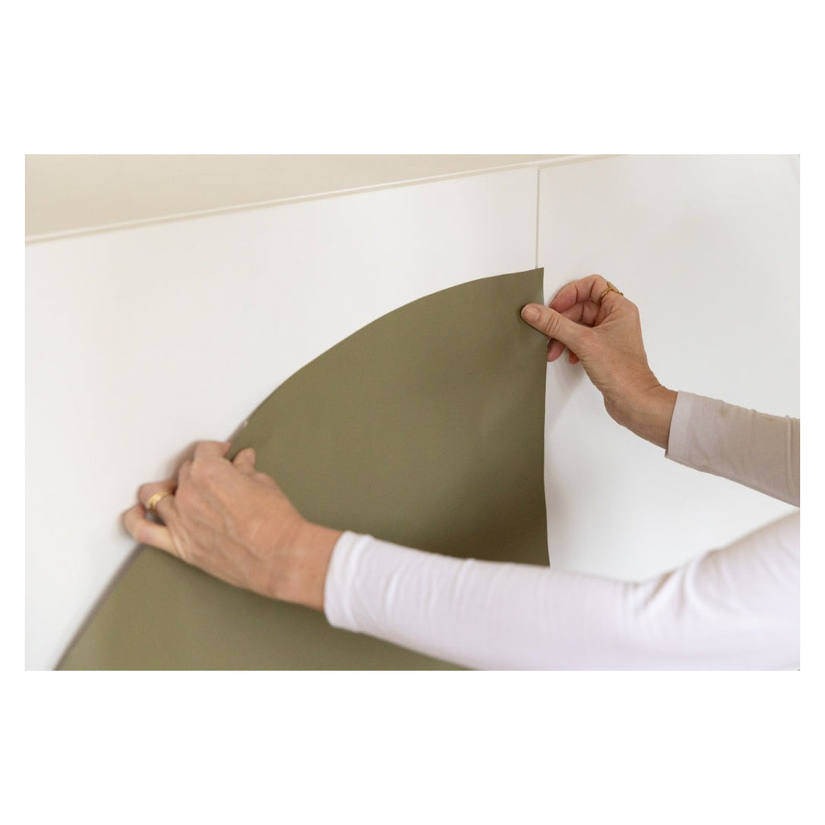d-c-fix Uni Matt Olive Green self adhesive film, 67.5cm x 2m, view 2