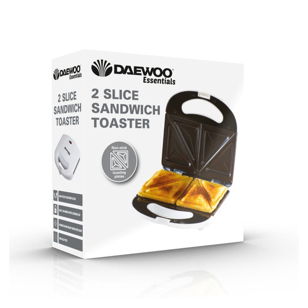 Daewoo 2 portion sandwich toaster, view 4