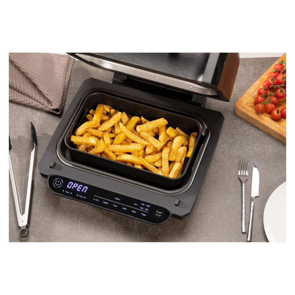 Daewoo 8 in 1 health grill air fryer, view 5