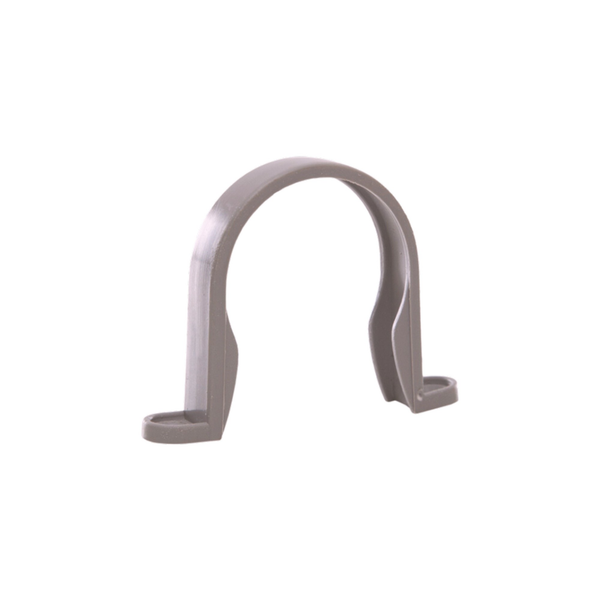 Davant grey 32mm pipe clips pack of 10