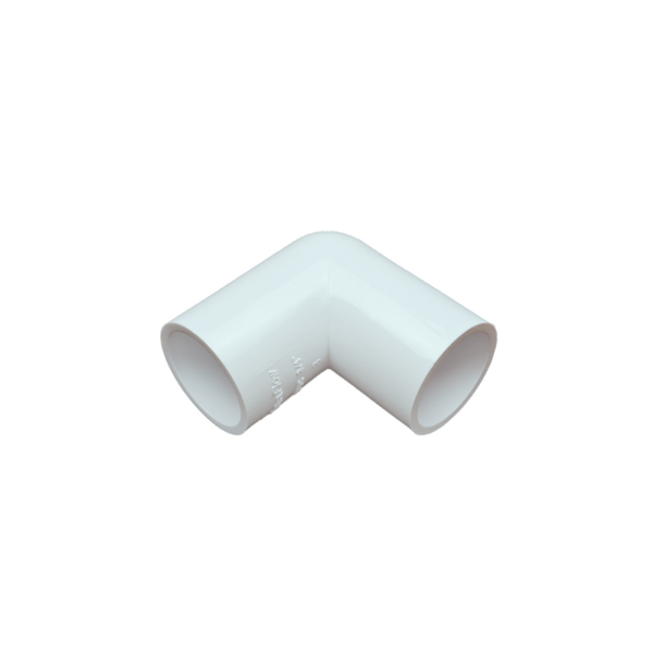 Pack of 10 Davant white 21.5mm 90 degree overflow bends