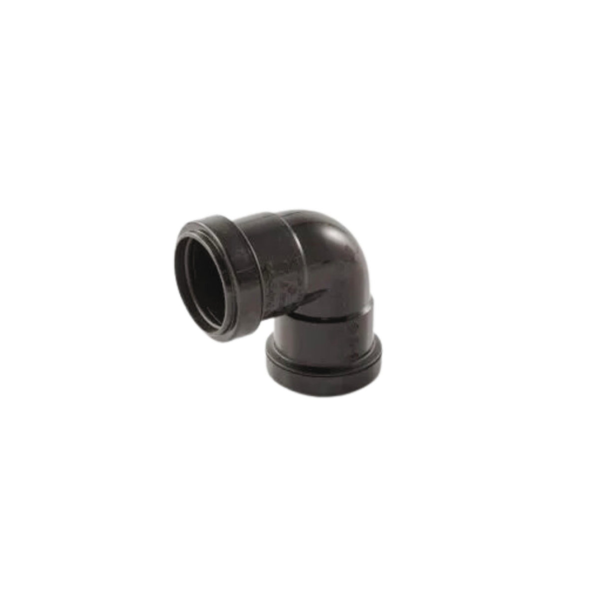 Davant black 40mm push fit 90 degree knuckle bend