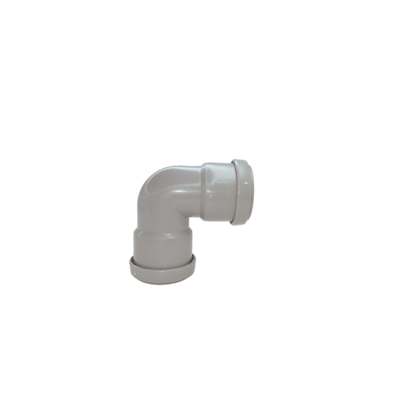 Davant grey 32mm push fit 90 degree knuckle bend