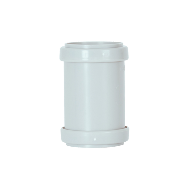 Davant white 32mm push fit straight coupling