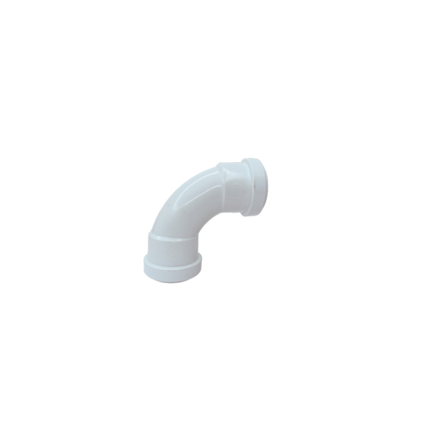 Davant 32mm white push fit swept bend