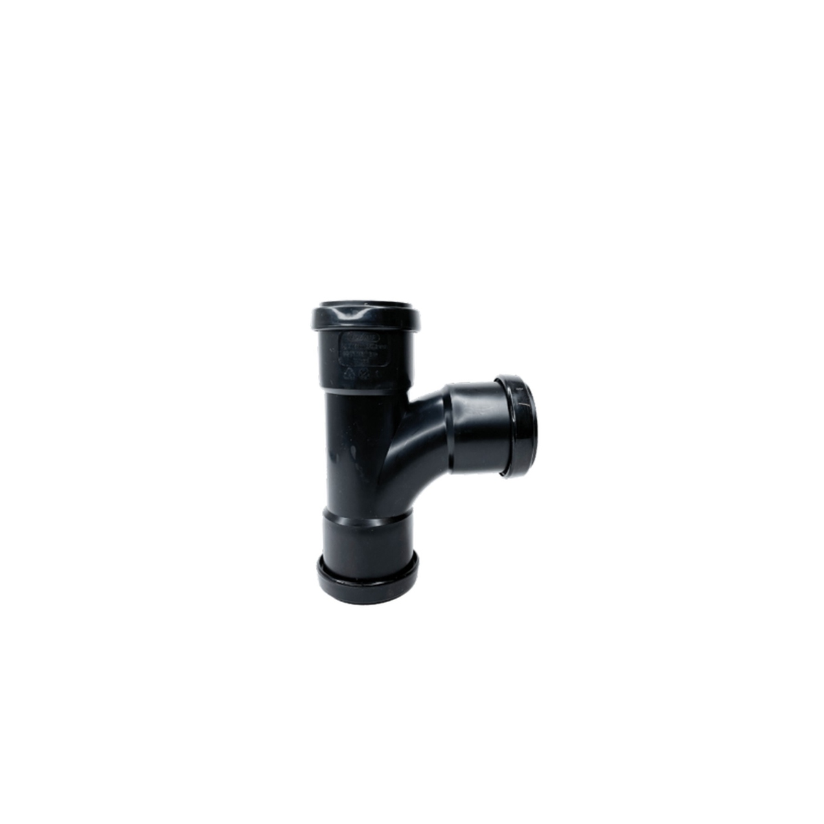 Davant black 32mm push fit swept tee 91.25 degrees