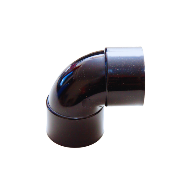 Davant black 32mm solvent weld 90 degree knuckle bend
