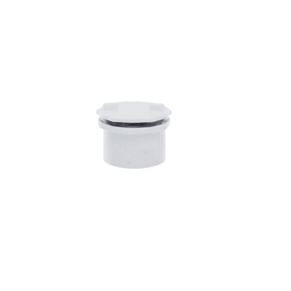 Davant white 40mm solvent weld screwed access plug