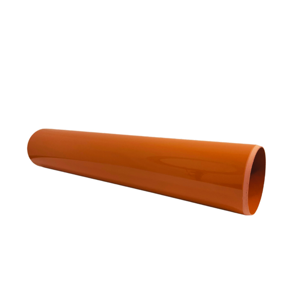 Davant 110mm plain end underground pipe 3m