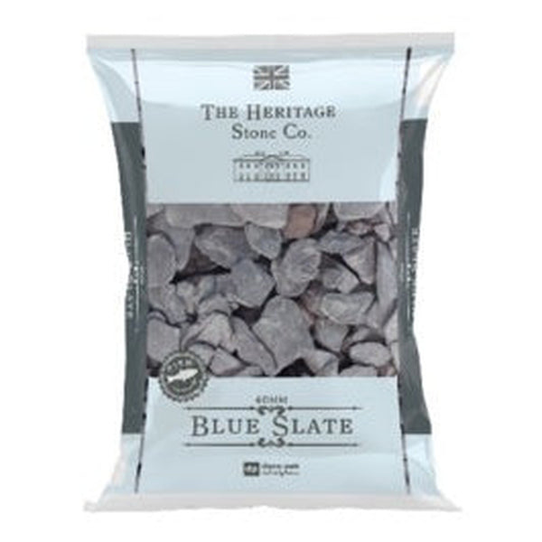 Deco-Pak 40mm blue slate decorative stone 20kg bag