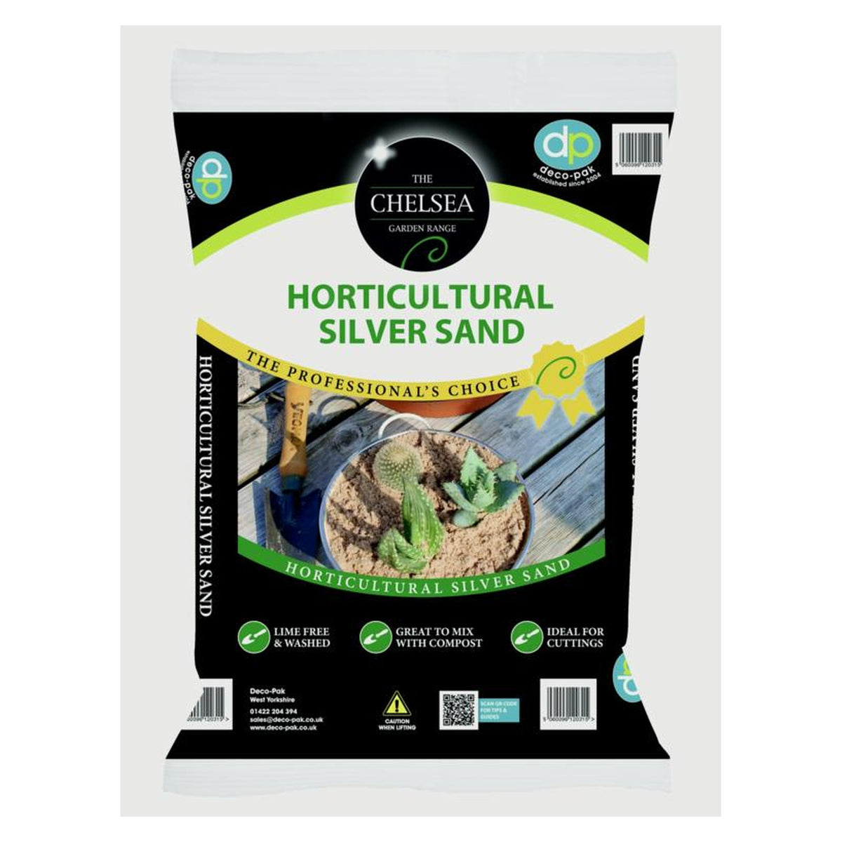 Deco-Pak horticultural silver sand, large bag approx 20kg