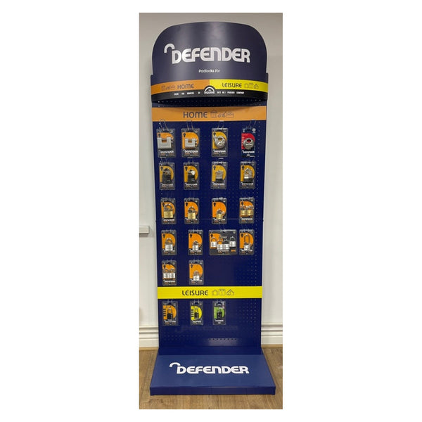 Defender padlock stock and stand