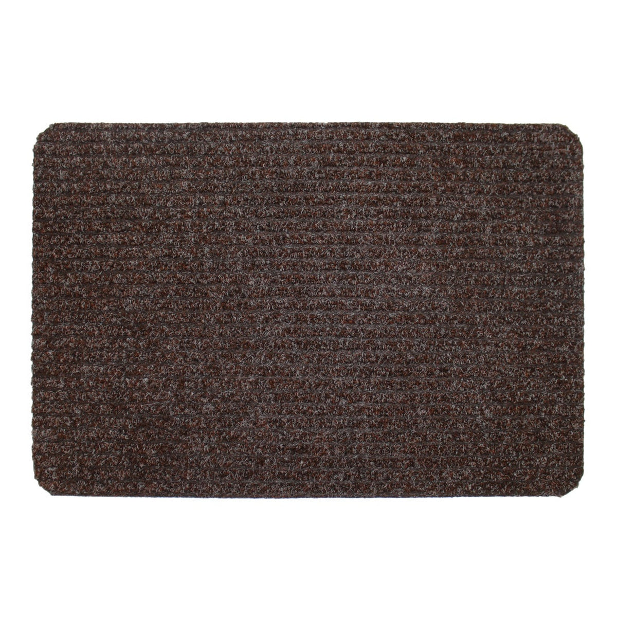 Delta Ribbed Indoor Doormat 40 x 60cm - Dark Brown, view 2