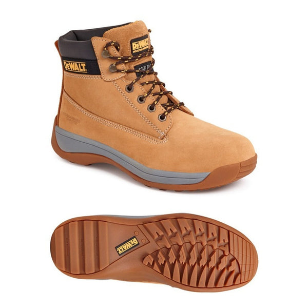DeWalt Apprentice honey safety boots size 8