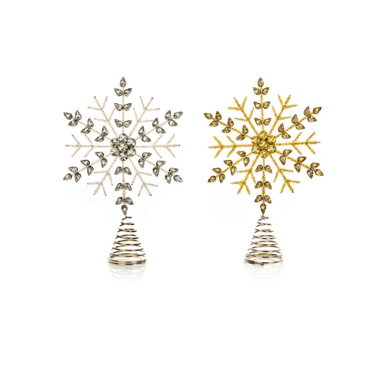 Diamante Snowflake Tree Topper - 27cm