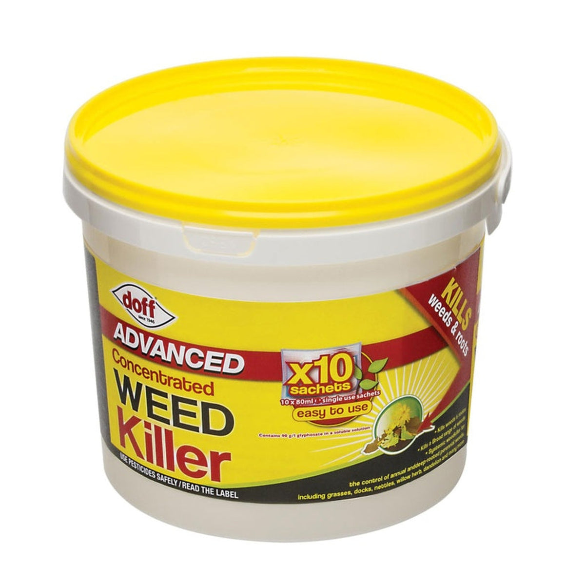 Doff Advanced concentrated weedkiller, 10 sachets