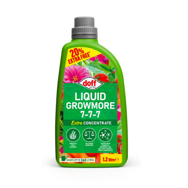 Doff Liquid Growmore concentrate plant feed 1.2 litre bottle