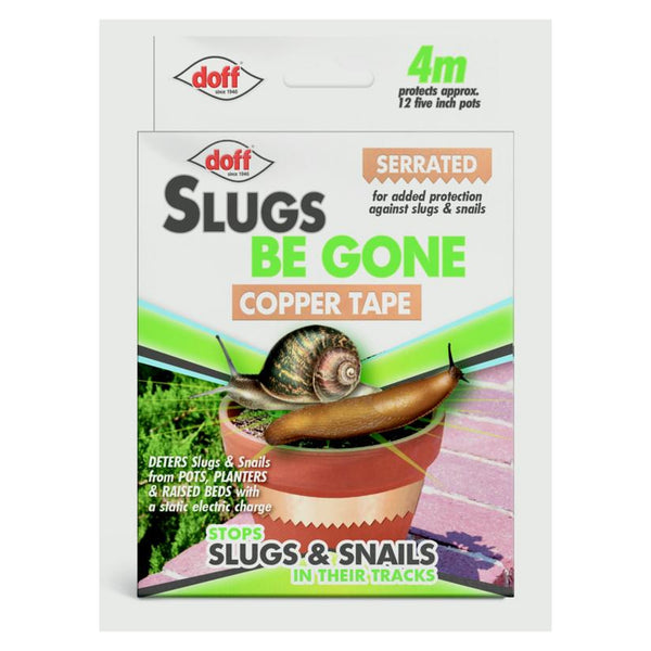 Doff adhesive copper tape for slugs and snails 4m