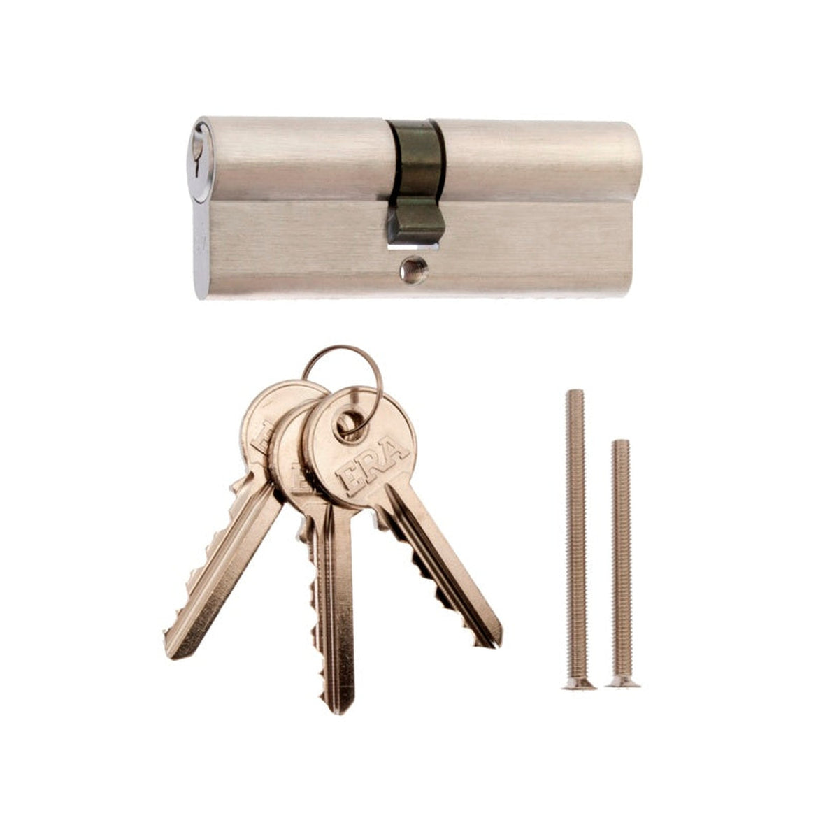 Double Euro Cylinder Satin - 40/60