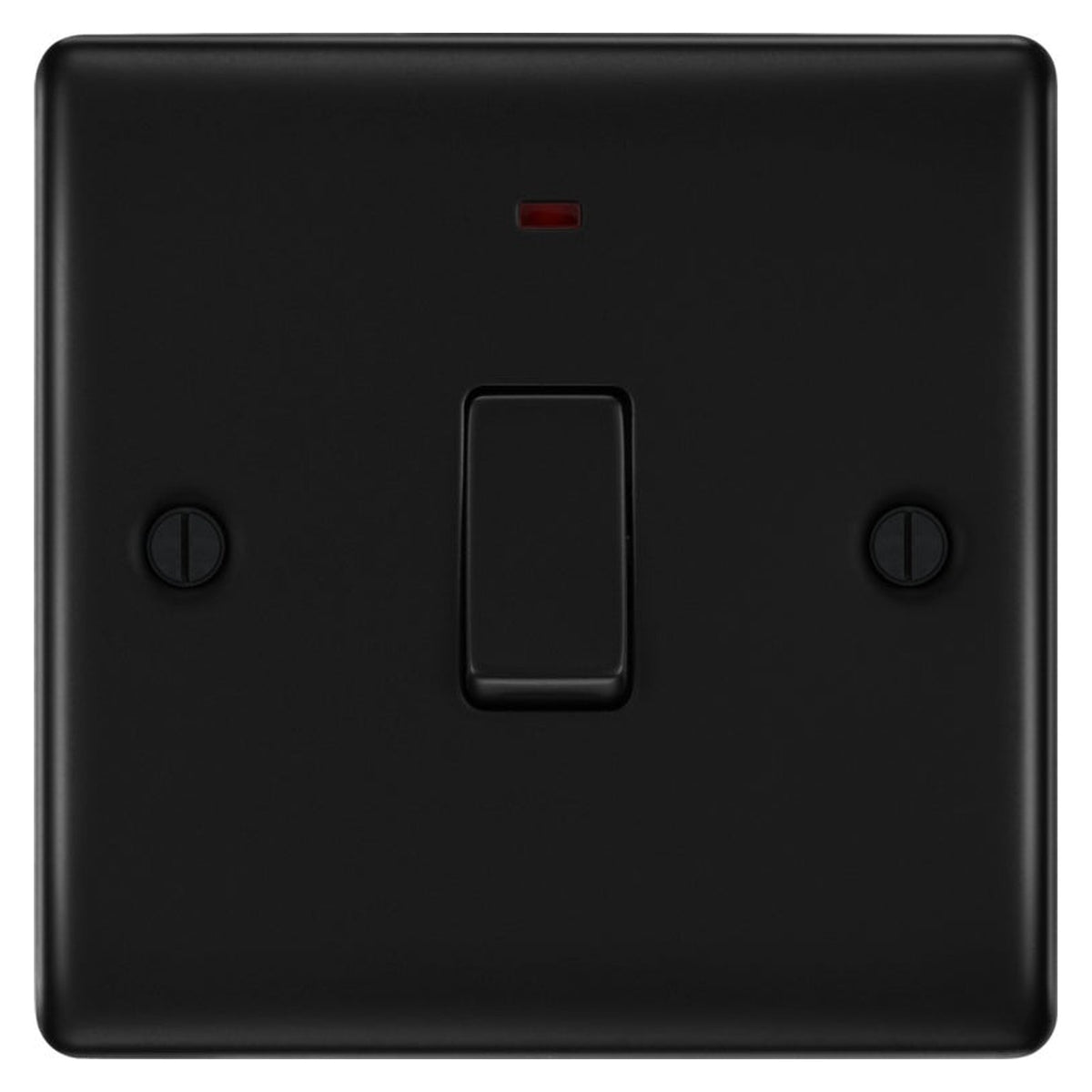 Double Pole Switch With Power Indicator - 20a Black, view 2