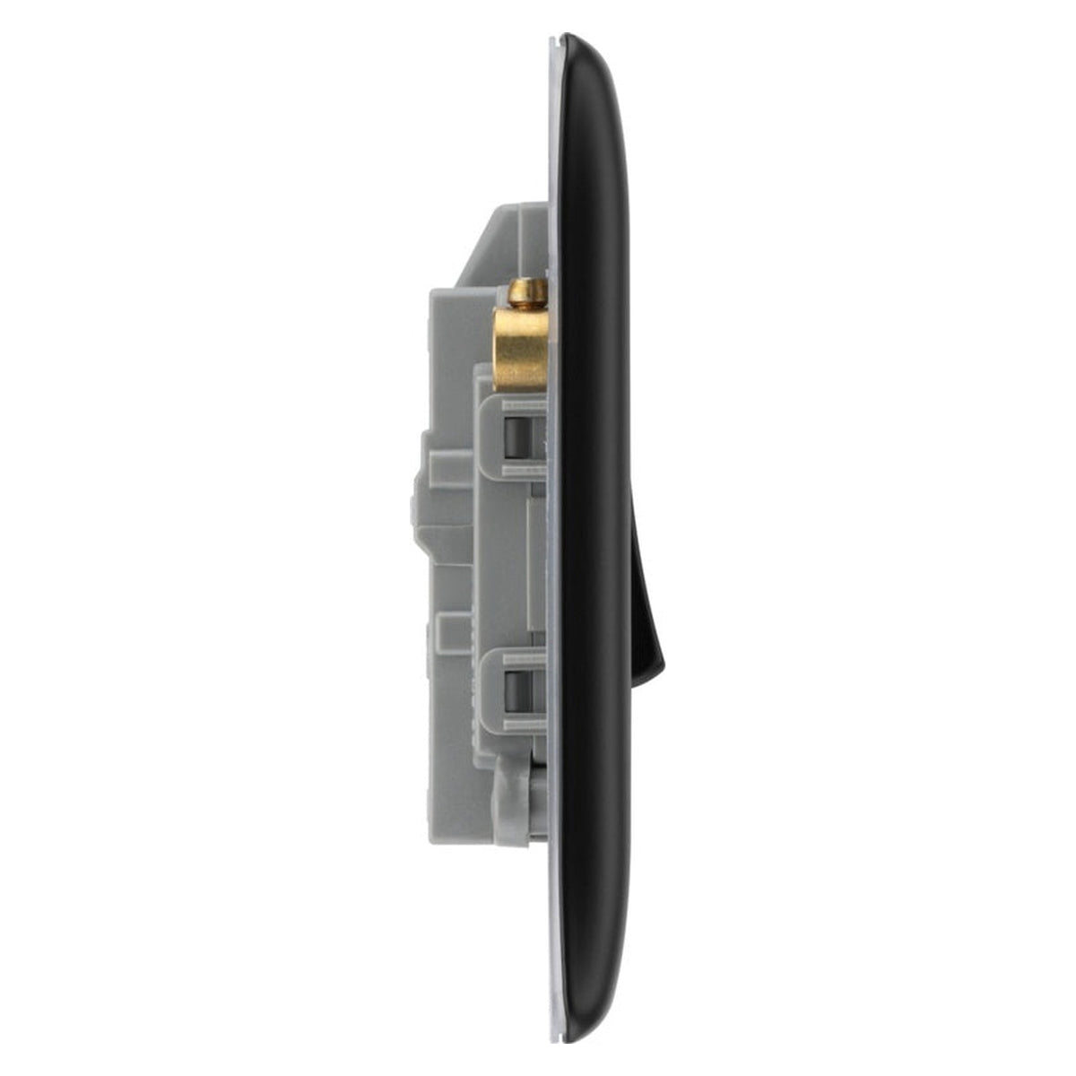 Double Pole Switch With Power Indicator - 20a Black, view 4