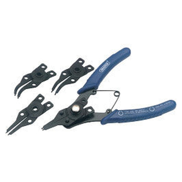 Draper 5 piece circlip pliers set with heads and handles