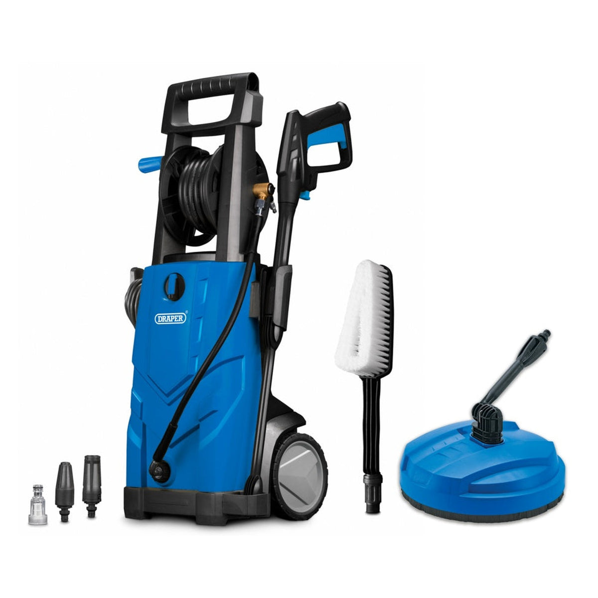 Draper 165 bar pressure washer with patio cleaner