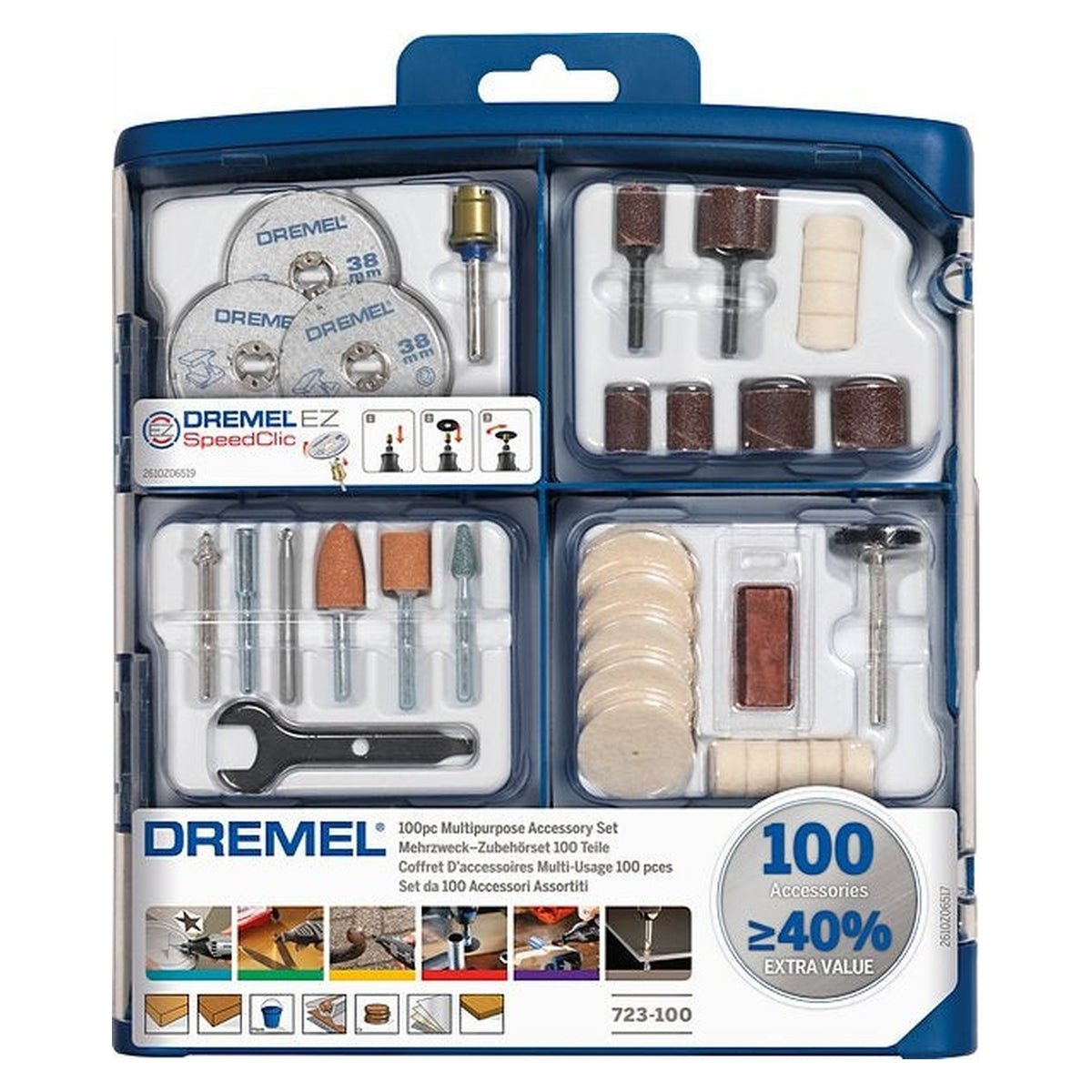 Dremel 100 piece accessory kit