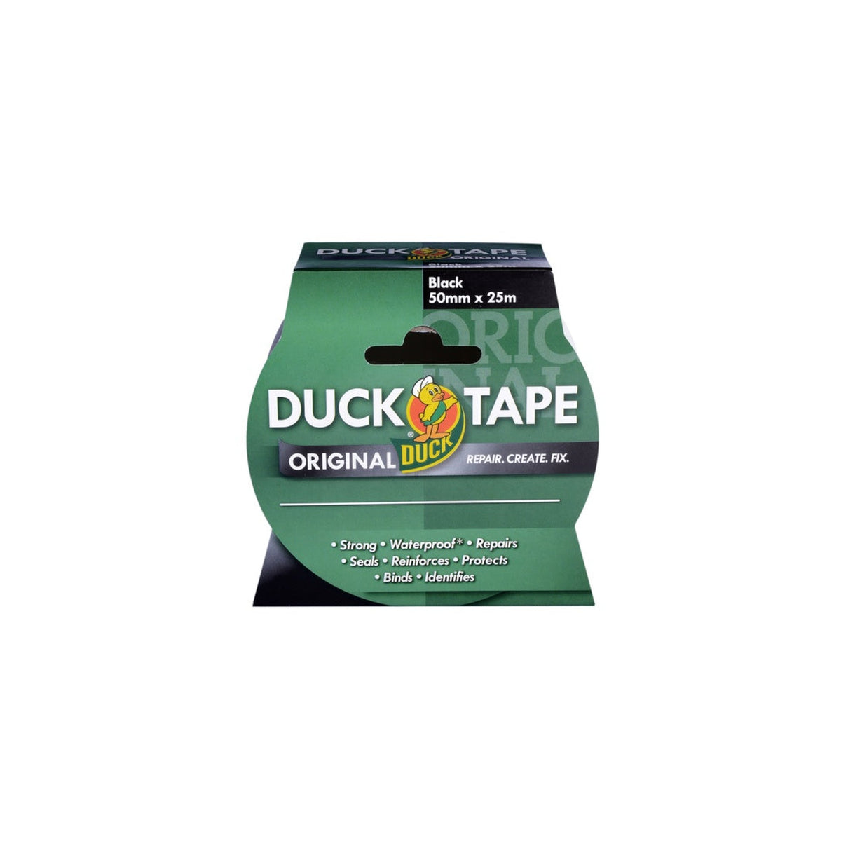 Roll of Duck Tape Original black 50mm x 25m, view 2