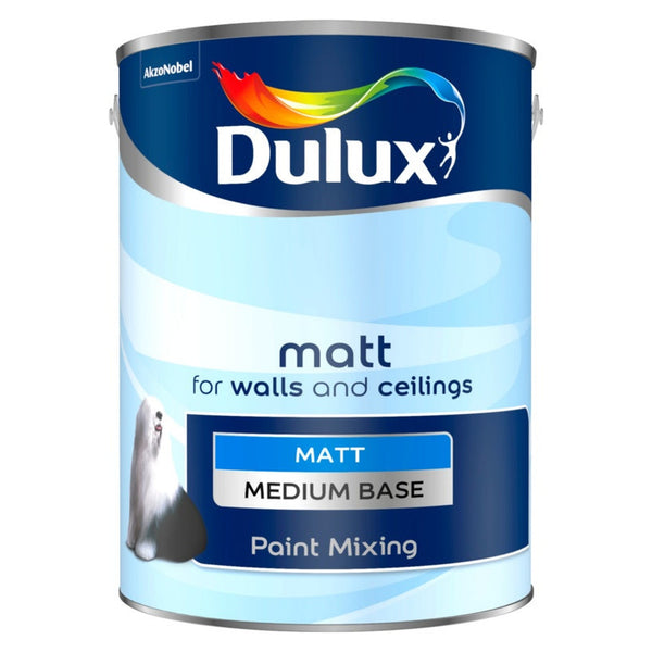 Dulux colour mixing Matt medium base 5L