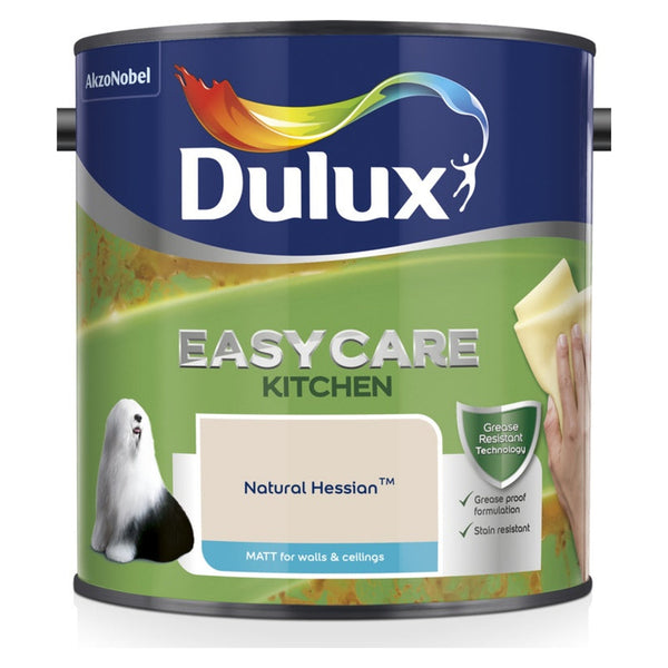 Dulux Easycare Kitchen Matt 2.5L in Natural Hessian