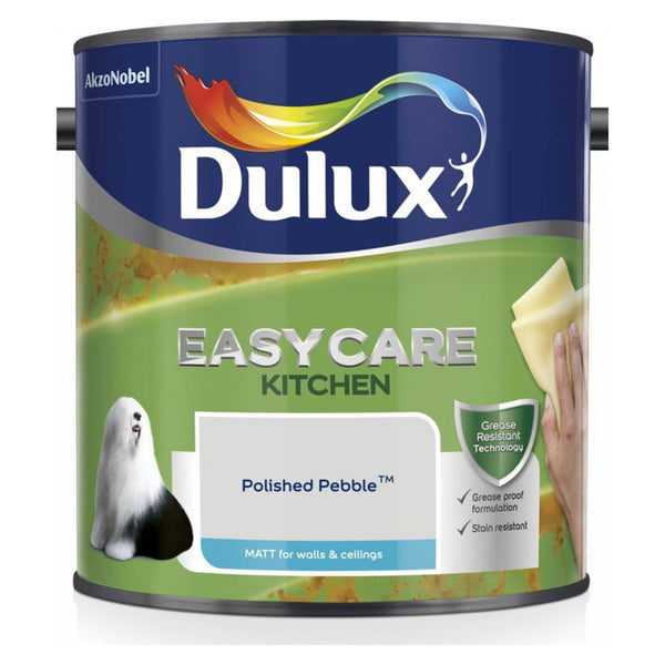 Dulux Easycare Kitchen Matt 2.5L tin in Polished Pebble
