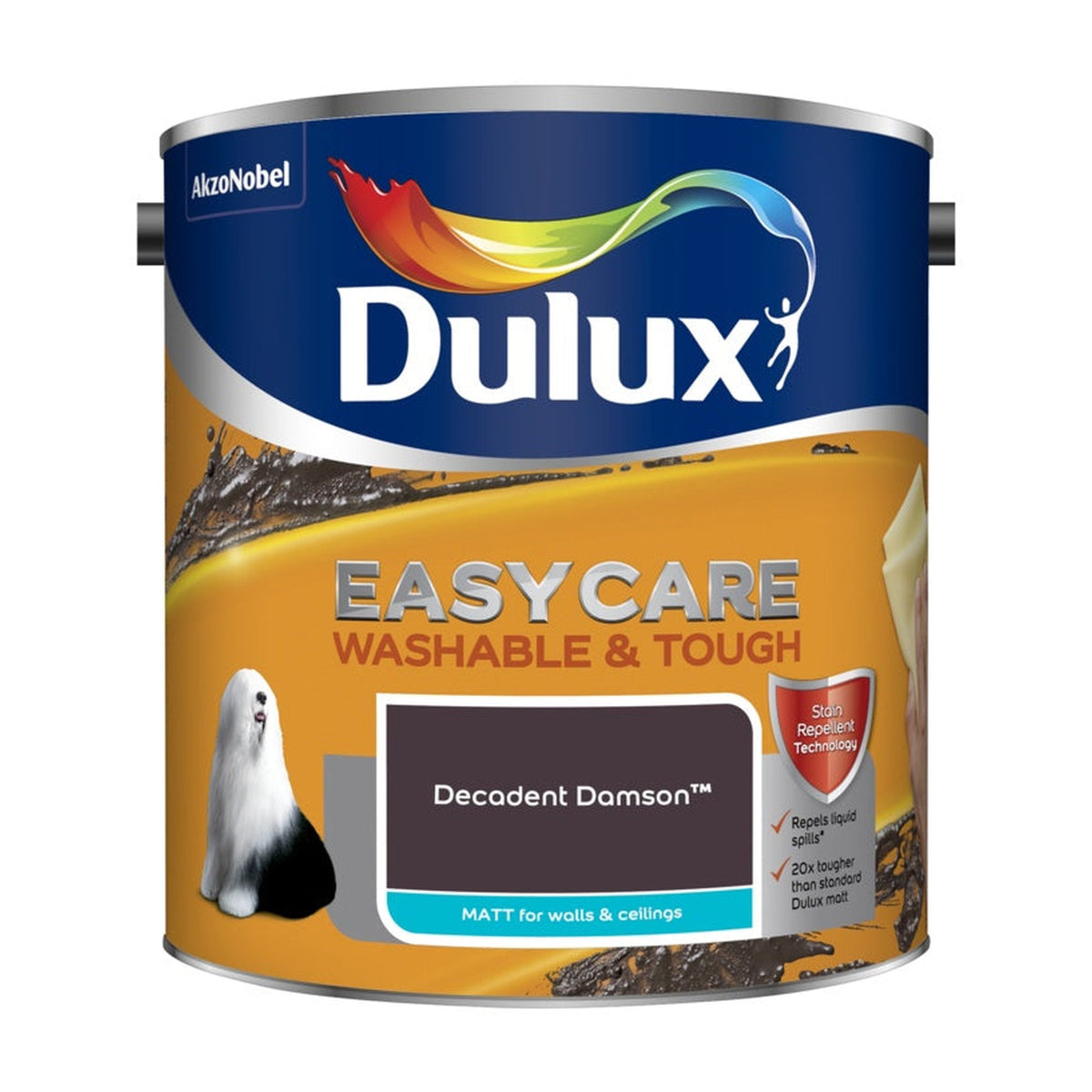 Dulux Easycare Washable & Tough Matt 2.5L in Decadent Damson