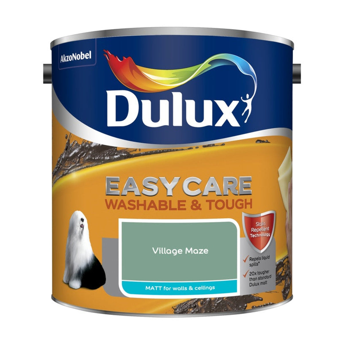 Dulux Easycare Washable & Tough Matt 2.5L tin in Village Maze