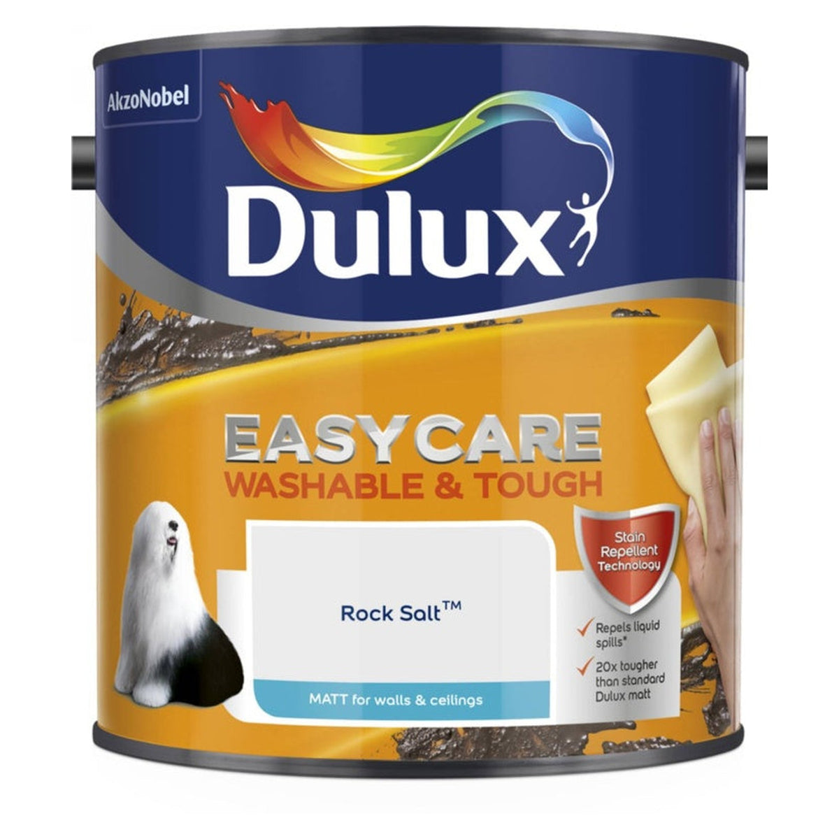 Dulux Easycare Matt 2.5L tin in Rock Salt
