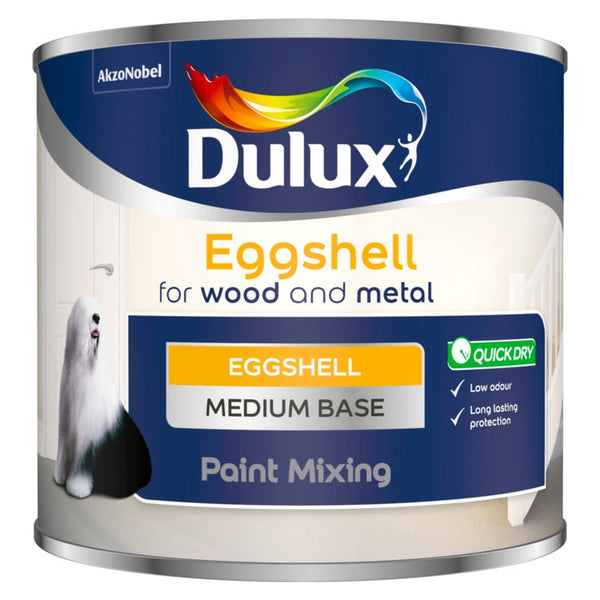 Dulux Eggshell tinting base Medium 500ml tin