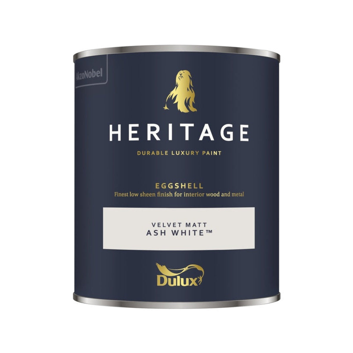 Dulux Heritage Eggshell 750ml in Ash White