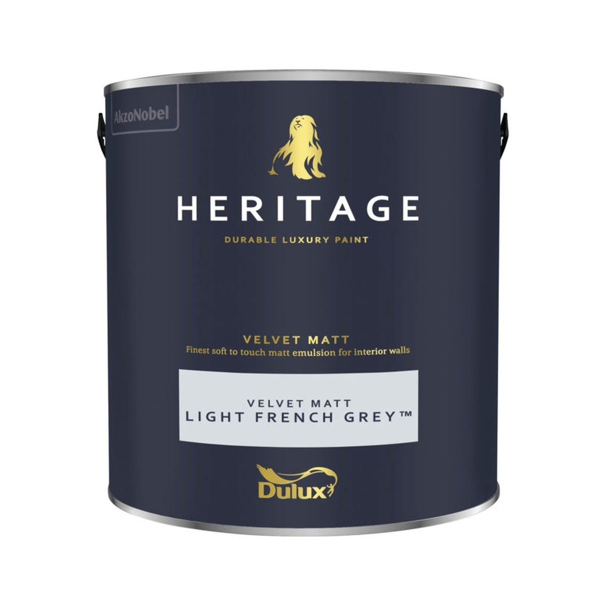 Dulux Heritage Matt 2.5L tin in Light French Grey