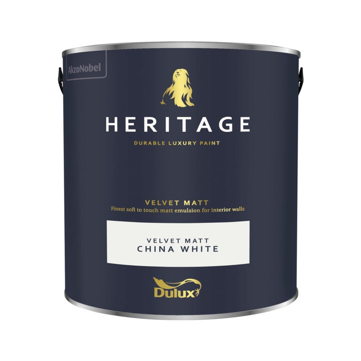 Dulux Heritage Matt 2.5L tin in China White