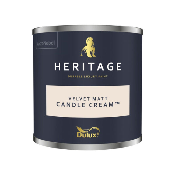 Dulux Heritage tester pot 125ml in Candle Cream