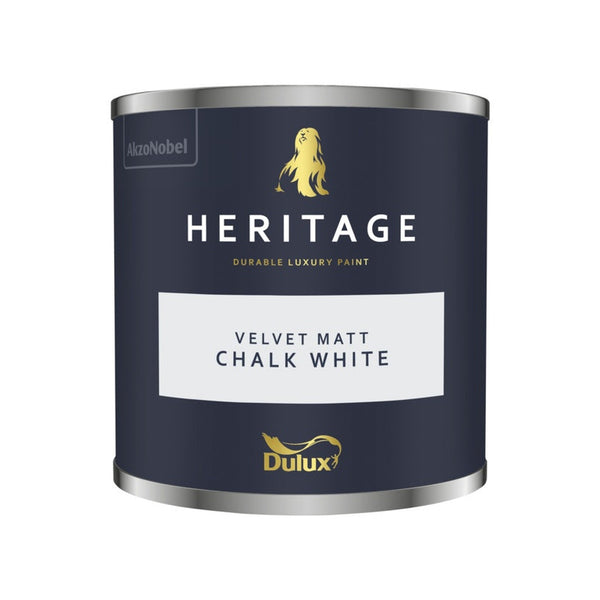 Dulux Heritage tester pot 125ml in Chalk White