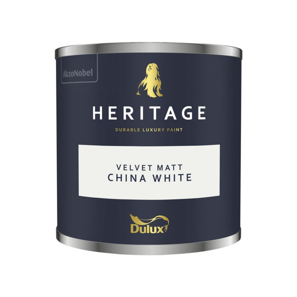 Dulux Heritage Matt tester pot 125ml in China White