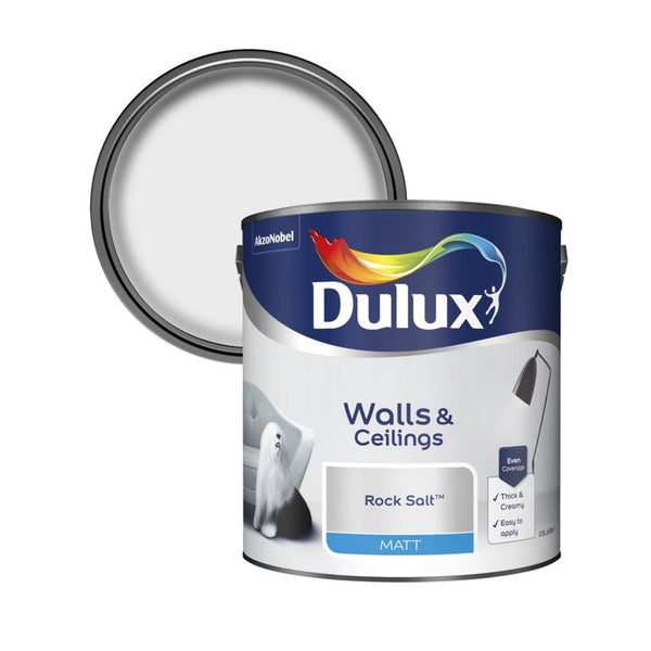 Dulux Matt emulsion 2.5L in Rock Salt