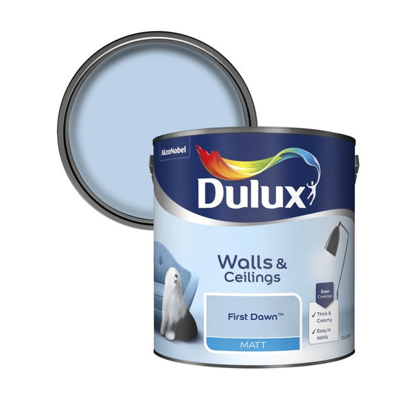 Dulux Matt Emulsion 2.5L tin in First Dawn