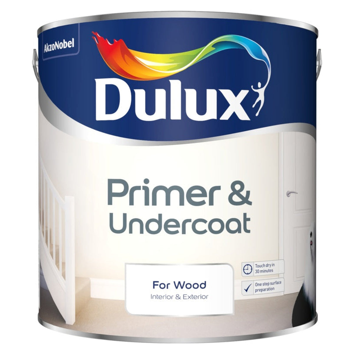 Dulux Primer & Undercoat for Wood 2.5L