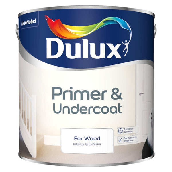 Dulux Primer & Undercoat for Wood 2.5L